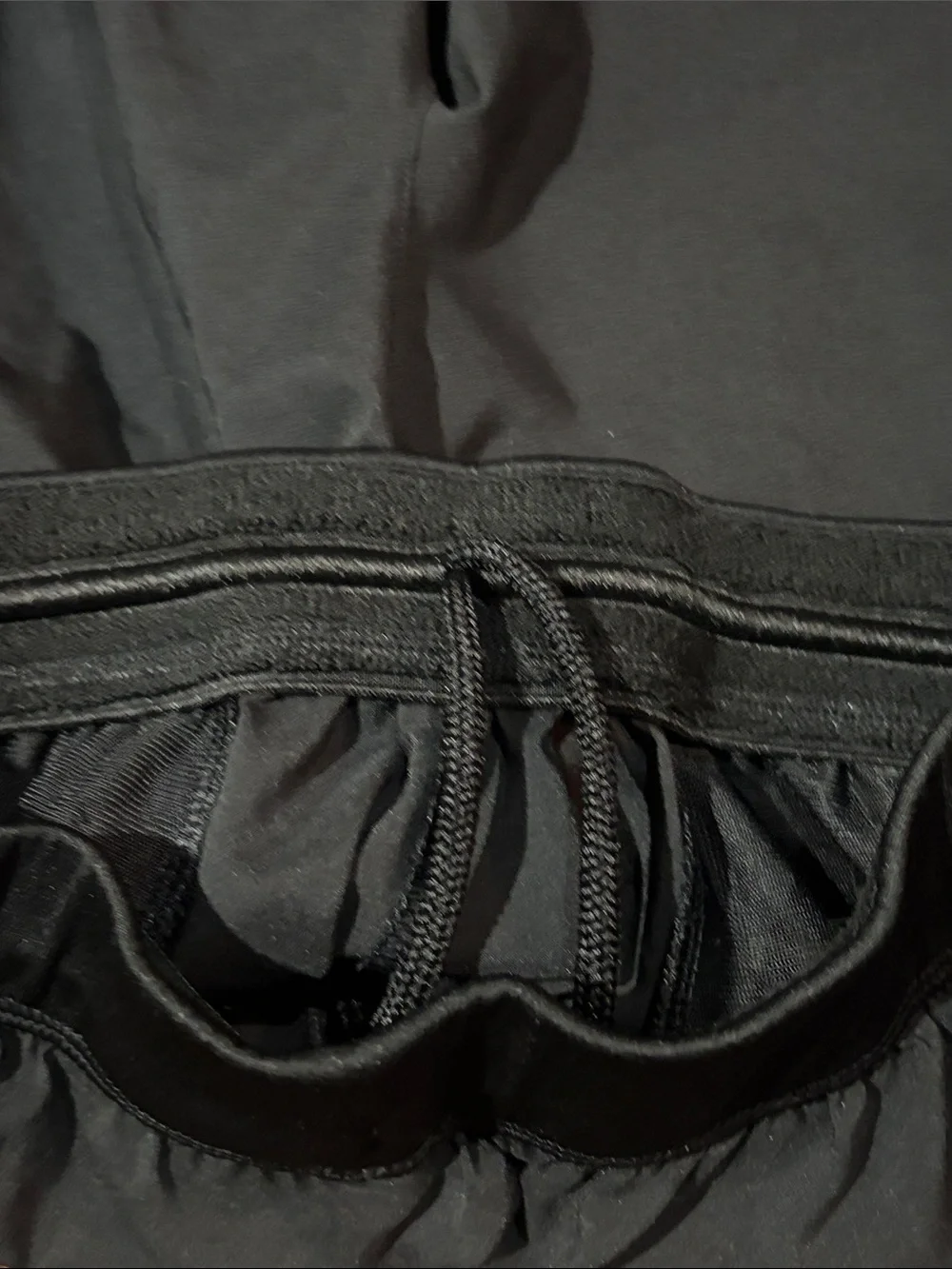 Adidas long athletic shorts mesh panel breathable elastic waist basketball small